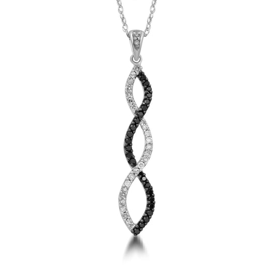 Diamonds Twist Pendant