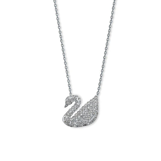 Silver Swan Necklace