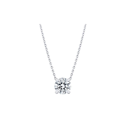 Chelsea Lab Diamond Round Brilliant Pendant