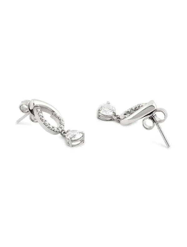 925 Silver Dainty Drops Earrings