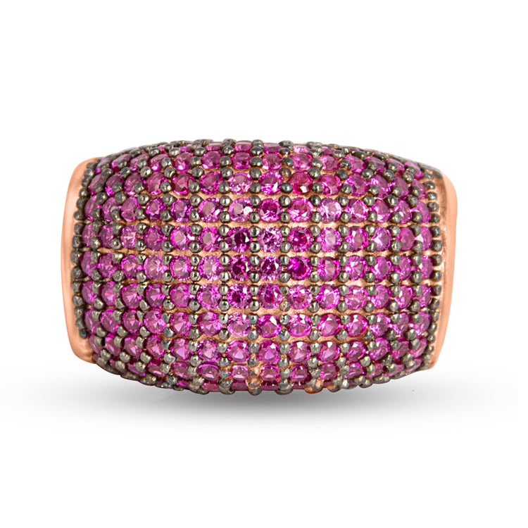 Lavender Mosaic Rosé Luxe Ring