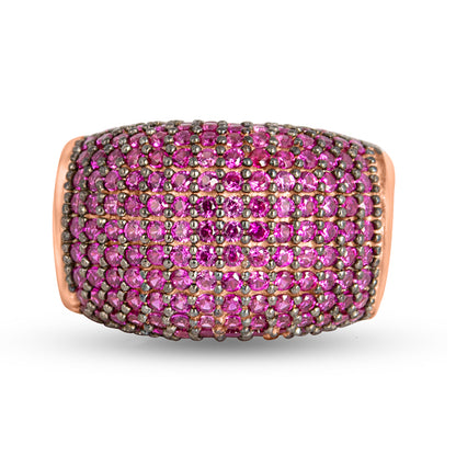 Lavender Mosaic Rosé Luxe Ring