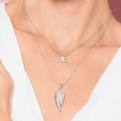 Diamonds Angel Wing Pendant