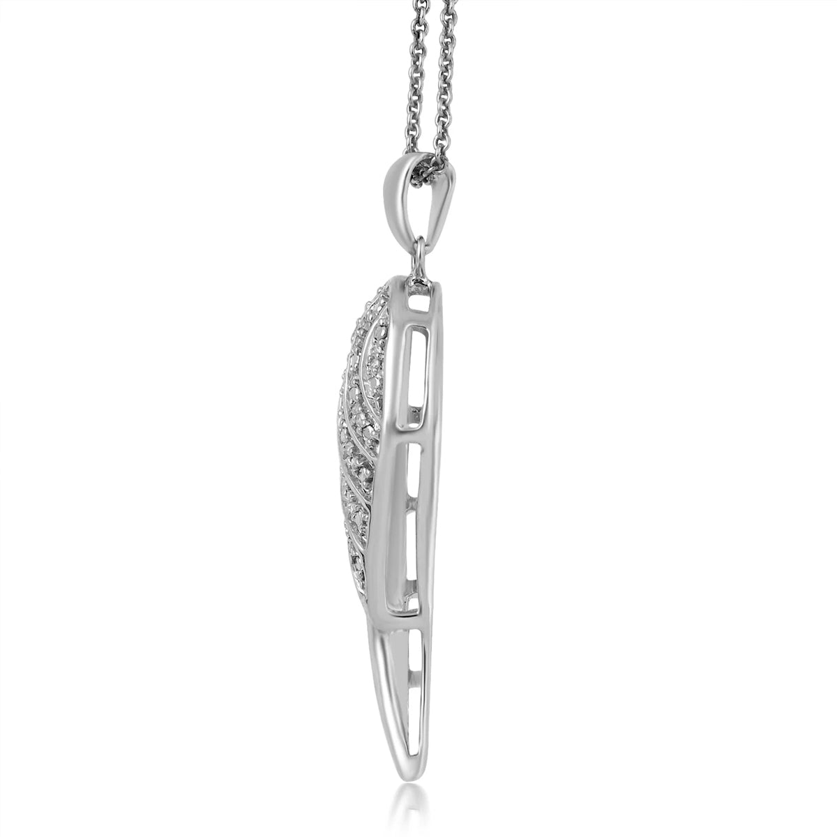 Diamonds Angel Wing Pendant