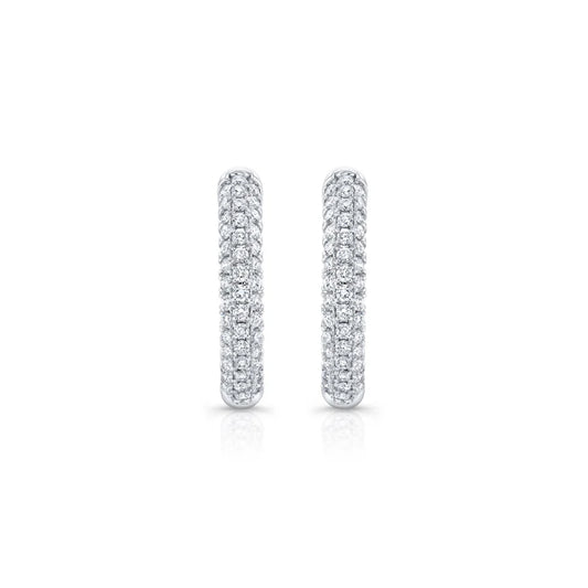 Chelsea Inside Out Lab Diamond (Silver) Earrings